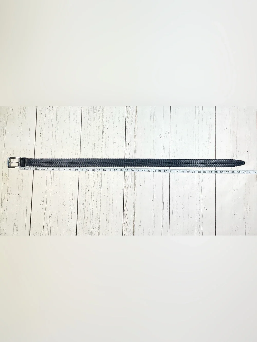 Martin Dingman Woven Leather Belt *34